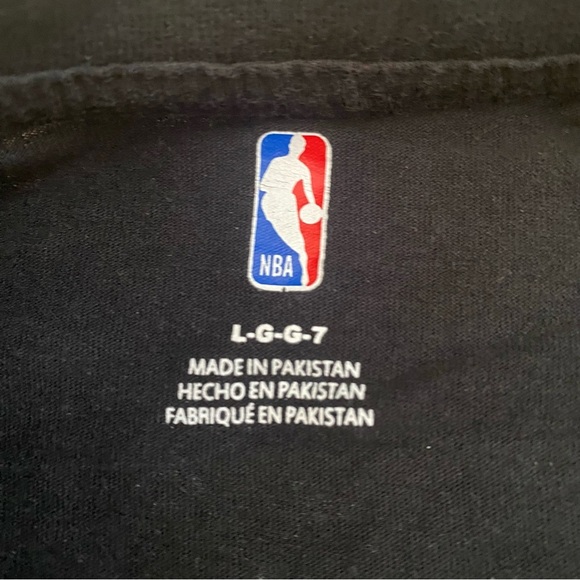 San Antonio Spurs NBA Boy 7 Large Black Basketball Double Sided Print Youth - Picture 4 of 7